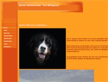 Tablet Screenshot of berner-vom-baerligarten.de